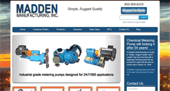 Desktop Screenshot of maddenmfg.com